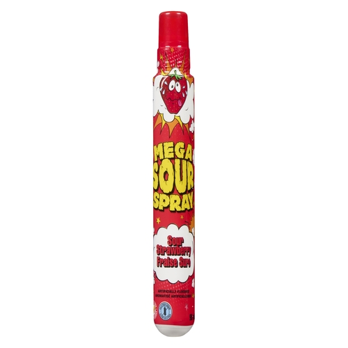 Exclusive Brands - Mega Sour Spray - Sour Strawberry 90ml, 1 Each