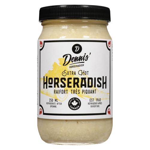 Dennis' Horseradish - Extra Hot 250ml, 1 Each