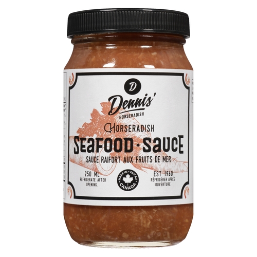 Dennis' Horseradish Seafood Sauce 250ml, 1 Each