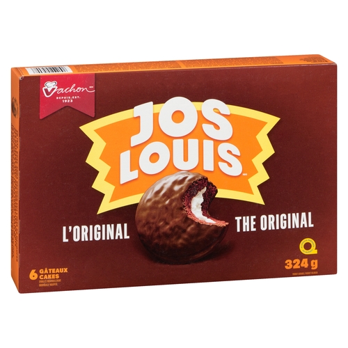 Vachon - Cakes - Jos Louis 6's 324g, 1 Each
