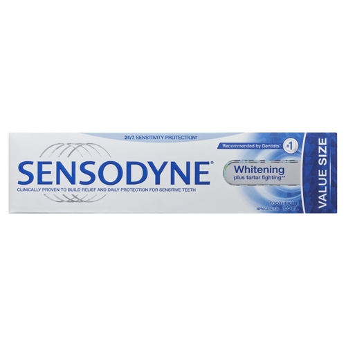 Sensodyne Toothpaste - Whitening Plus Tartar Fighting 135ml, 1 Each