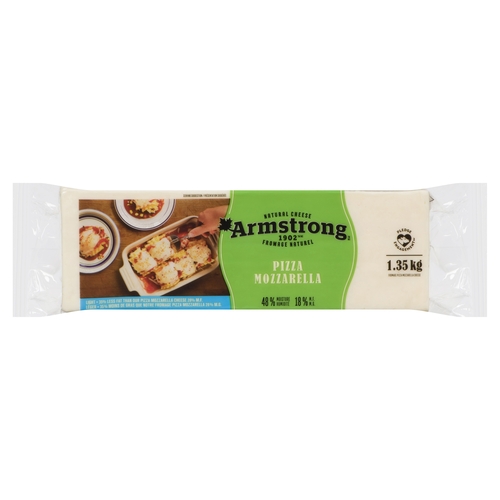 Armstrong Natural Cheese - Pizza Mozzarella 1.35kg