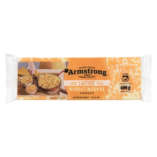 Armstrong - 1902 Natural Cheese - Cheddar - Marble - Lactose Free 31% m.f. 400g
