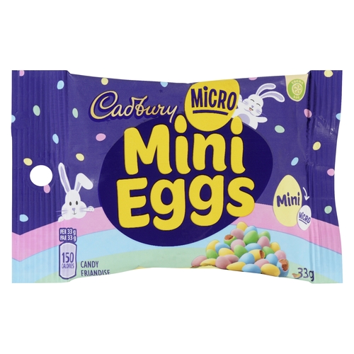 Cadbury - Mini Eggs - Micro 33g, 1 Each