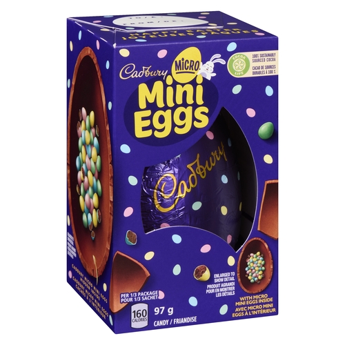 Cadbury - Micro Mini Eggs Candy 97g, 1 Each