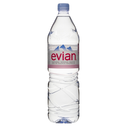 Evian - Natural Spring Water 1.5l, 1 Each