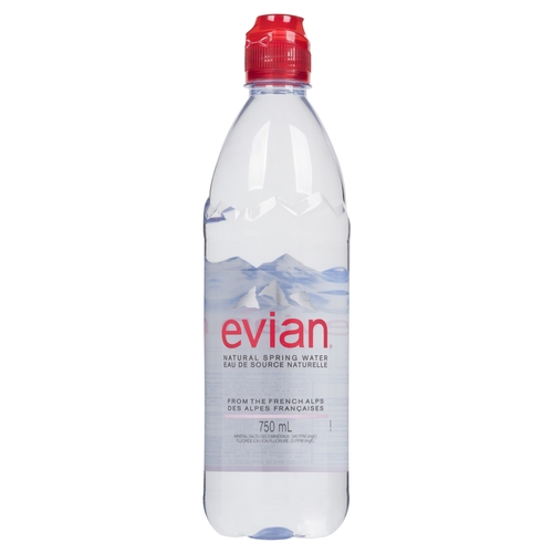 Evian - Natural Spring Water 750ml