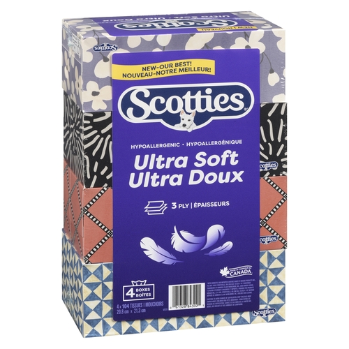 Scotties Ultra Soft Tissues - 3 Ply 4/104s, 1 Each