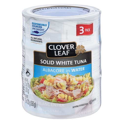Clover Leaf - Solid White Tuna - Albacore In Water 3/170g