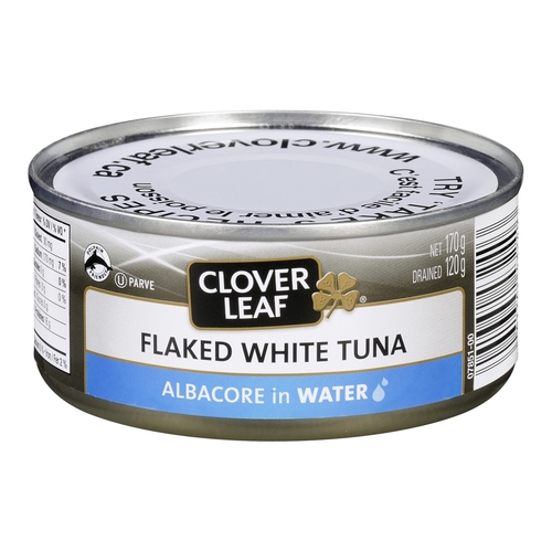 Clover Leaf - Flaked White Tuna - Albacore In Water 170g, 1 Each