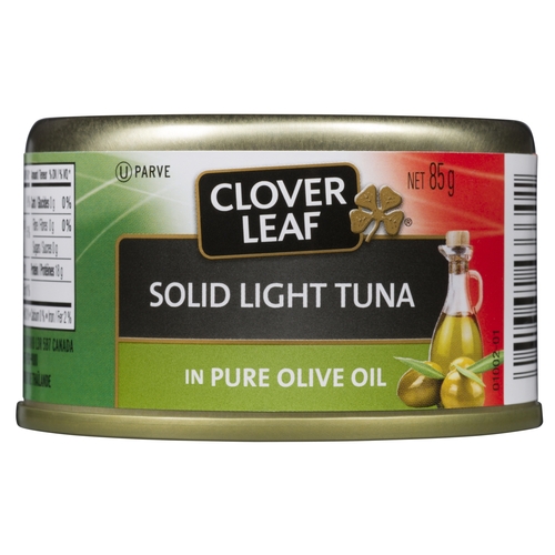 Clover Leaf - Solid Light Tuna in Pure Olive Oil 85g, 1 Each