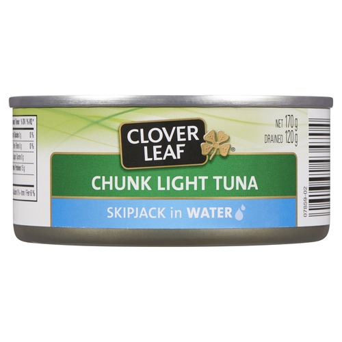 Clover Leaf - Chunk Light Tuna - Skipjack in Water 170g, 1 Each