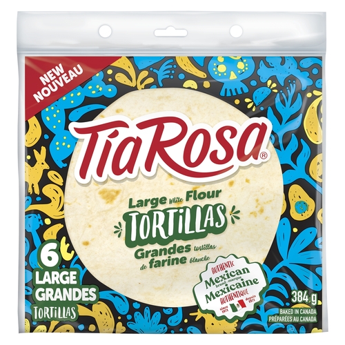 Tia Rosa Tortillas - White Flour 10in, 1 Each
