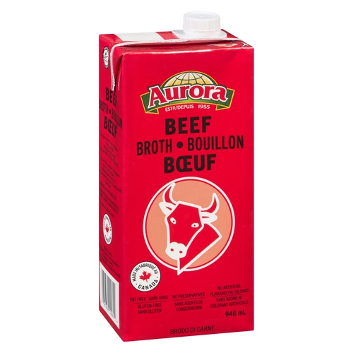 Aurora - Beef Broth 946ml, 1 Each