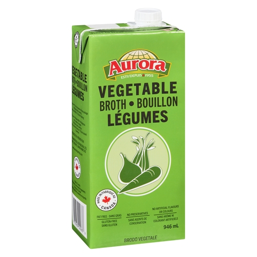 Aurora - Vegetable Broth 946ml, 1 Each