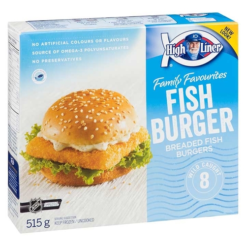 High Liner - Fish Burgers - Crispy Breaded 515g