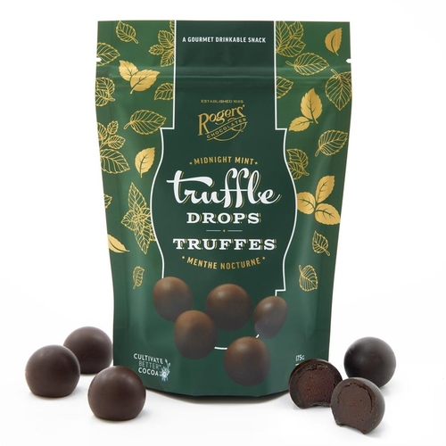 Rogers' Chocolates - Midnight Mint Truffle Drops 175g, 1 Each