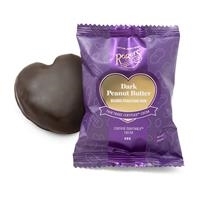 Rogers' Chocolates - Heart-Shaped Dark Peanut Butter 40g
