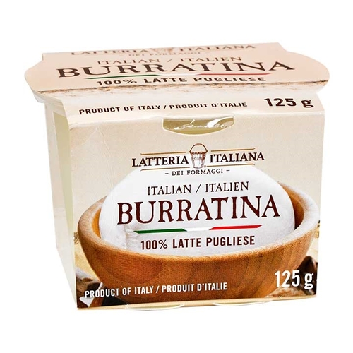 Latteria Italiana Dei Formaggi - Burratina Cheese 125g, 1 Each