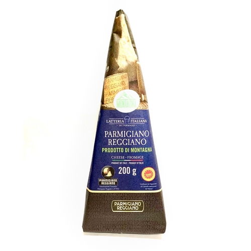 Latteria Italiana Dei Formaggi - Parmigiano Reggiano - Prodotto di Montagna Cheese 200g, 1 Each