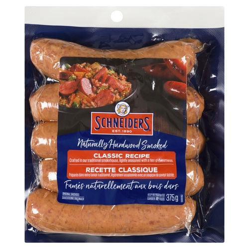 Schneiders - Naturally Hardwood Smoked Sausages - Classic Recipe 375g