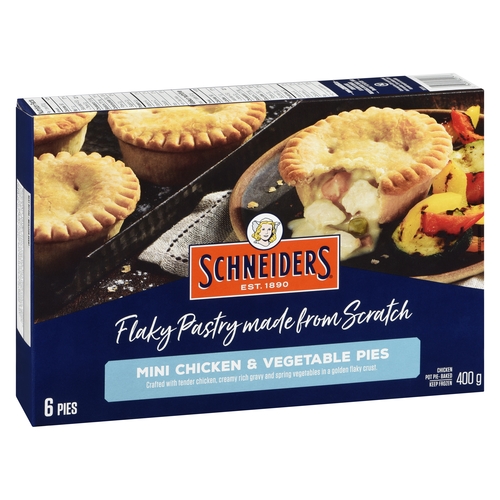 Schneiders - Mini Pies - Chicken & Vegetable 6's 400g