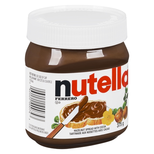 Ferrero - Nutella Hazelnut Spread With Cocoa 375g, 1 Each