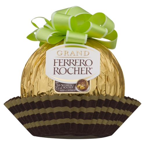 Ferrero Rocher - Easter Grand - Hollow Milk Chocolate and Hazelnut Ball with Fine Hazelnut Chocolates 125g, 1 Each