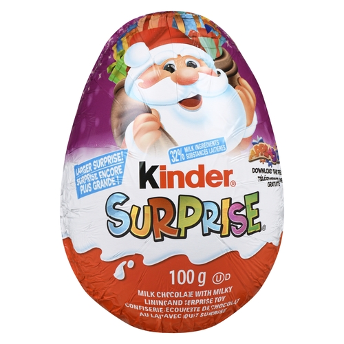 Kinder Surprise - Santa 100g, 1 Each