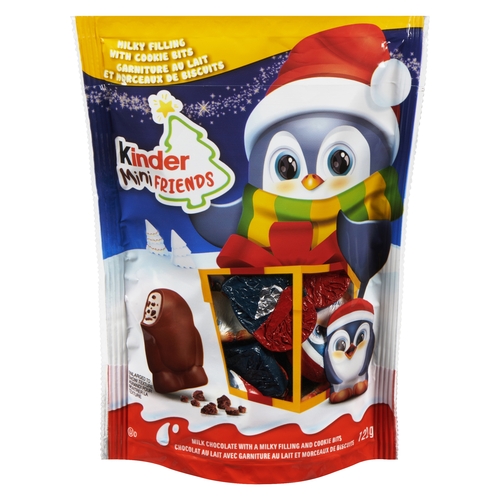 Kinder - Mini Friends - Milky Filling with Cookie Bits 120g, 1 Each