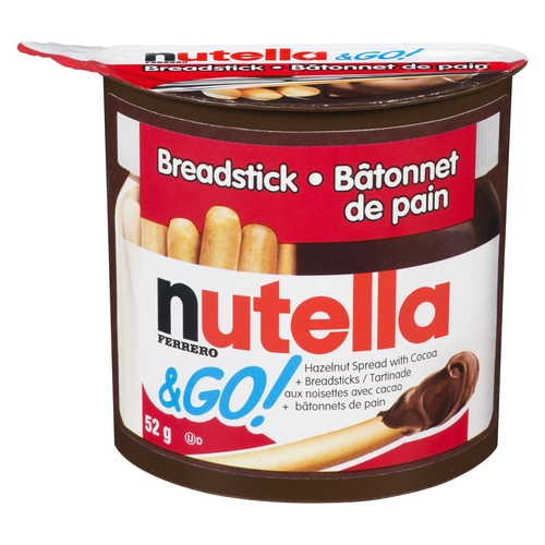 Nutella & Go! - Hazelnut Spread with Cocoa + Breadsticks 52g