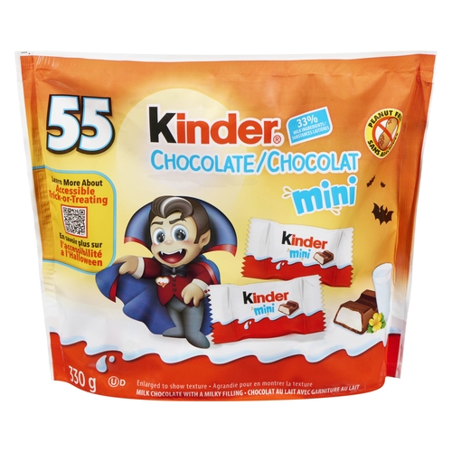 Kinder - Mini Milk Chocolate with a Milky Filling 55's 330g