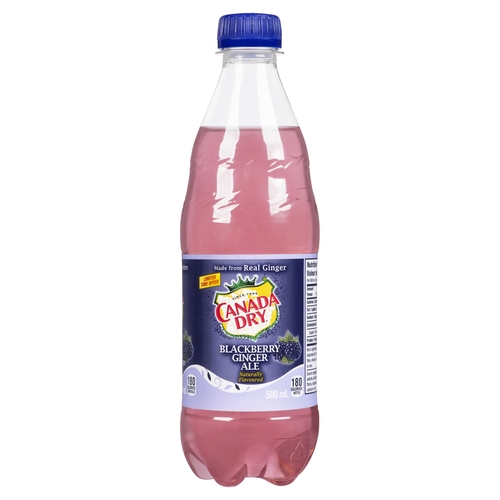 Canada Dry - Ginger Ale - Blackberry 500ml, 1 Each