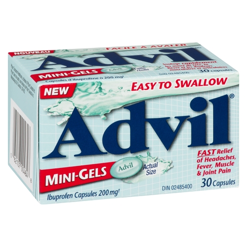 Advil - Ibuprofen Mini-Gels 200mg 30pk, 1 Each
