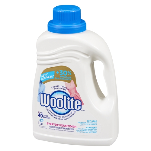Woolite - Laundry Detergent - Everyday - 40 loads 1.8l, 1 Each