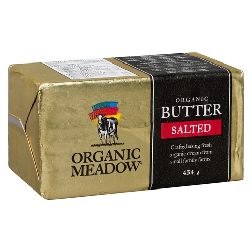 Organic Meadow - Organic Butter - Salted 454g, 1 Each