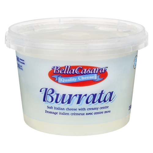 Bella Casara - Burrata - Creamy Fresh Mozzarella Cheese 250g, 1 Each