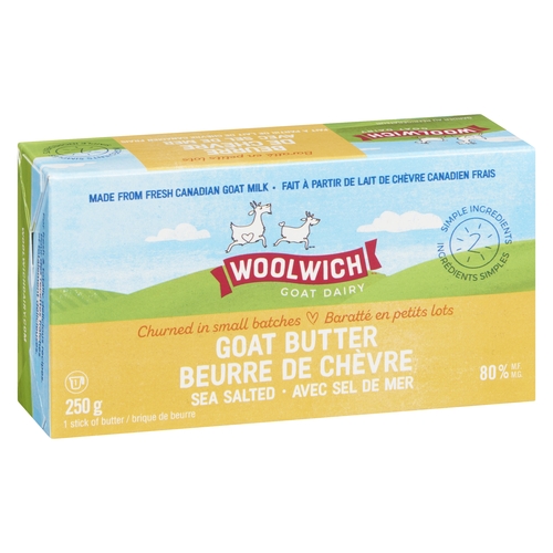 Woolwich Goat Dairy - Goat Butter - Sea Salted 250g, 1 Each