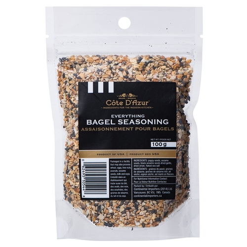 Cote D'Azur - Everything Bagel Seasoning 100G, 1 Each