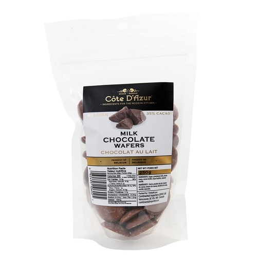 Cote D'Azur - Belgium Milk Chocolate Wafers 250g