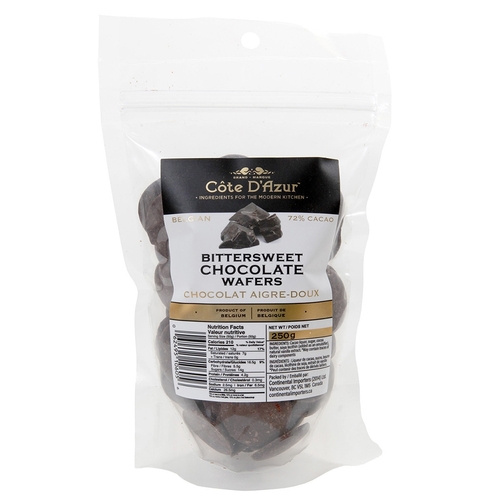 Cote D'azur - Belgium Bittersweet Chocolate Wafers 250g