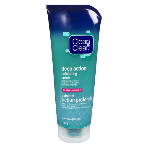 Clean & Clear - Deep Action Exfoliating Scrub 198g, 1 Each
