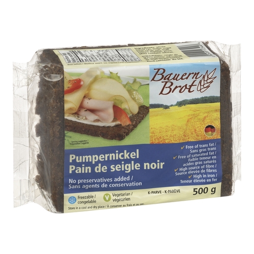 Bauern Brot - Pumpernickel 500g, 1 Each