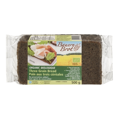 Bauern Brot - Organic Three Grain Bread 500g