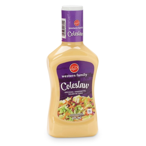 Western Family - Dressing - Coleslaw 475ml, 1 Each