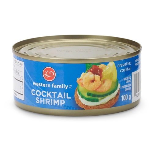 Western Family - Cocktail Shrimp 100g, 1 Each