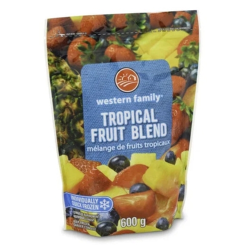 Western Family - Tropical Fruit Blend 600g, 1 Each