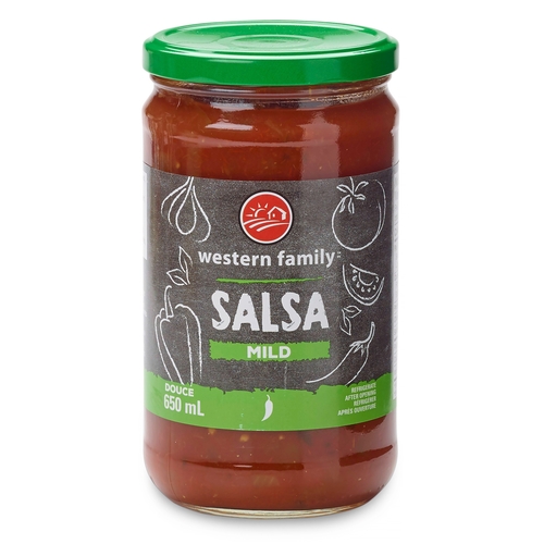 Western Family - Salsa - Mild 650ml, 1 Each