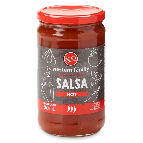 Western Family - Salsa - Hot 650ml