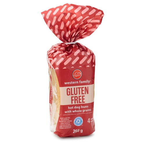Western Family - Gluten Free Hot Dog Buns 260g
